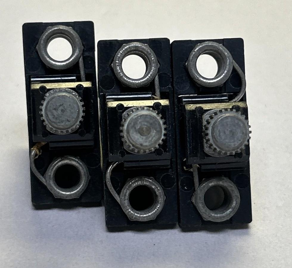 Used ALLEN BRADLEY,W29,THERMAL OVERLOAD HEATER ELEMENT LOT OF 3