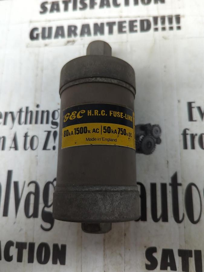 G & C,AFL160,FUSE LINK80KA1500V.AC/50KA750V.DC NOS