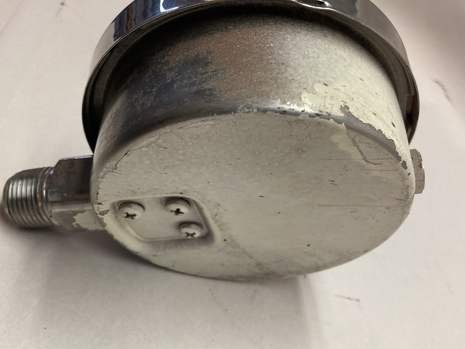 Used McDaniel Controls,30Hg-0-30OPsi,Pressure Gauge 316 SS Tube and Socket