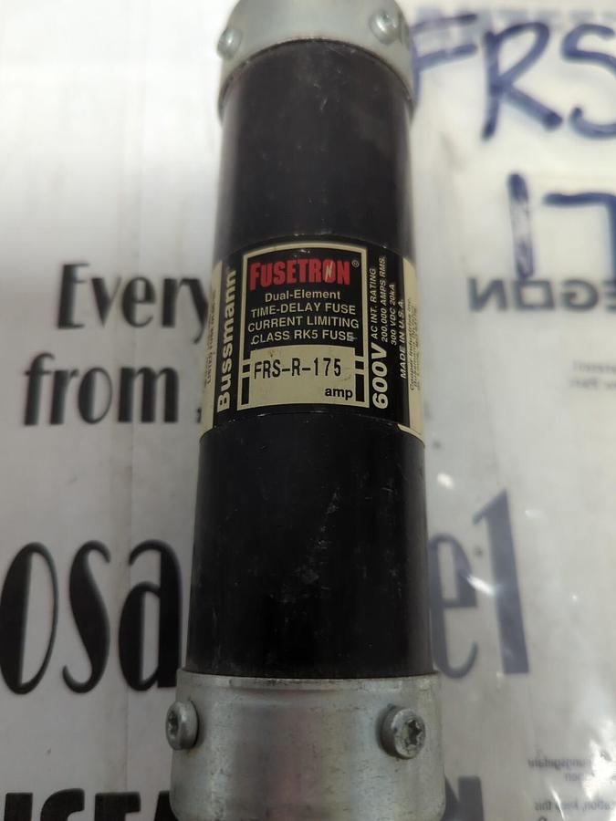 COOPER BUSSMANN,FRS-R175,FUSETRON 175 AMP FUSE NOS
