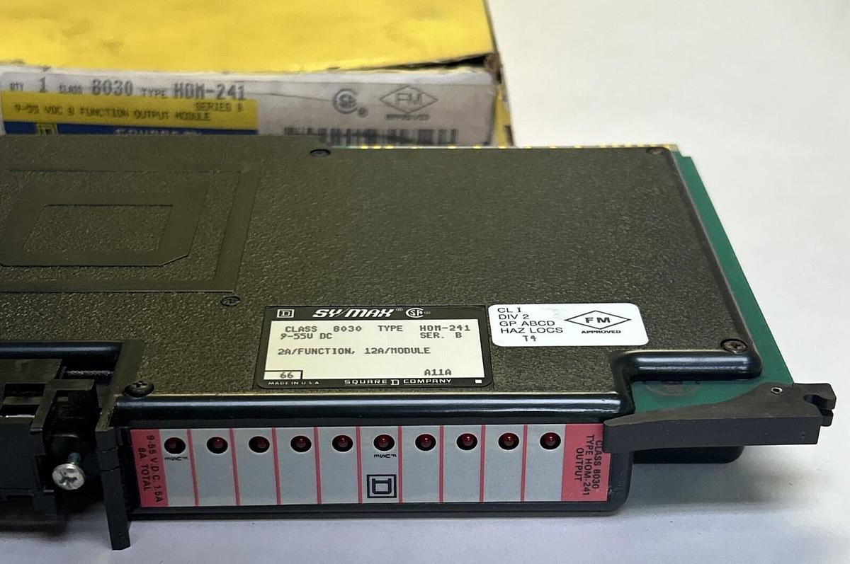 SQUARE D SYMAX,8030HOM-241,FUNCTION OUTPUT MODULE NOS