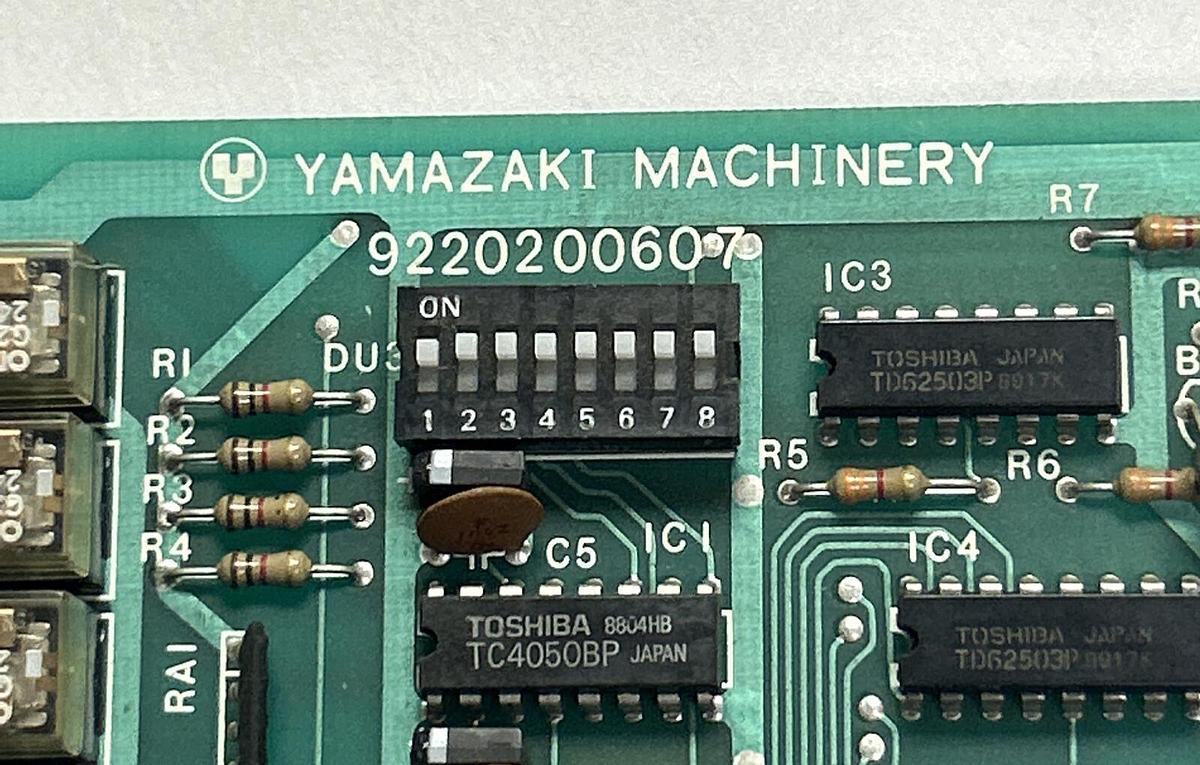 Used YAMAZAKI MACHINERY,9220200607,RELAY BOARD