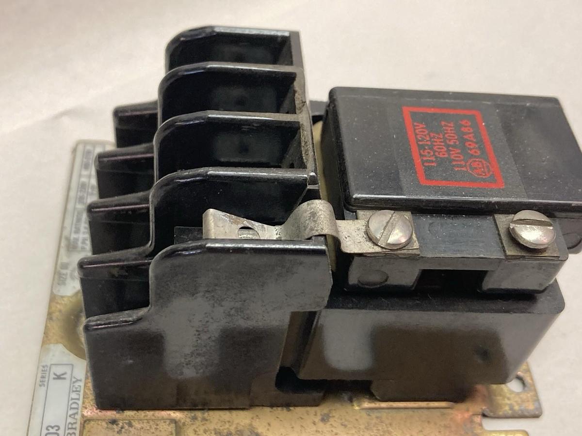 Used Allen-Bradley,709-TOD103,Motor Starter Ser K Size 00