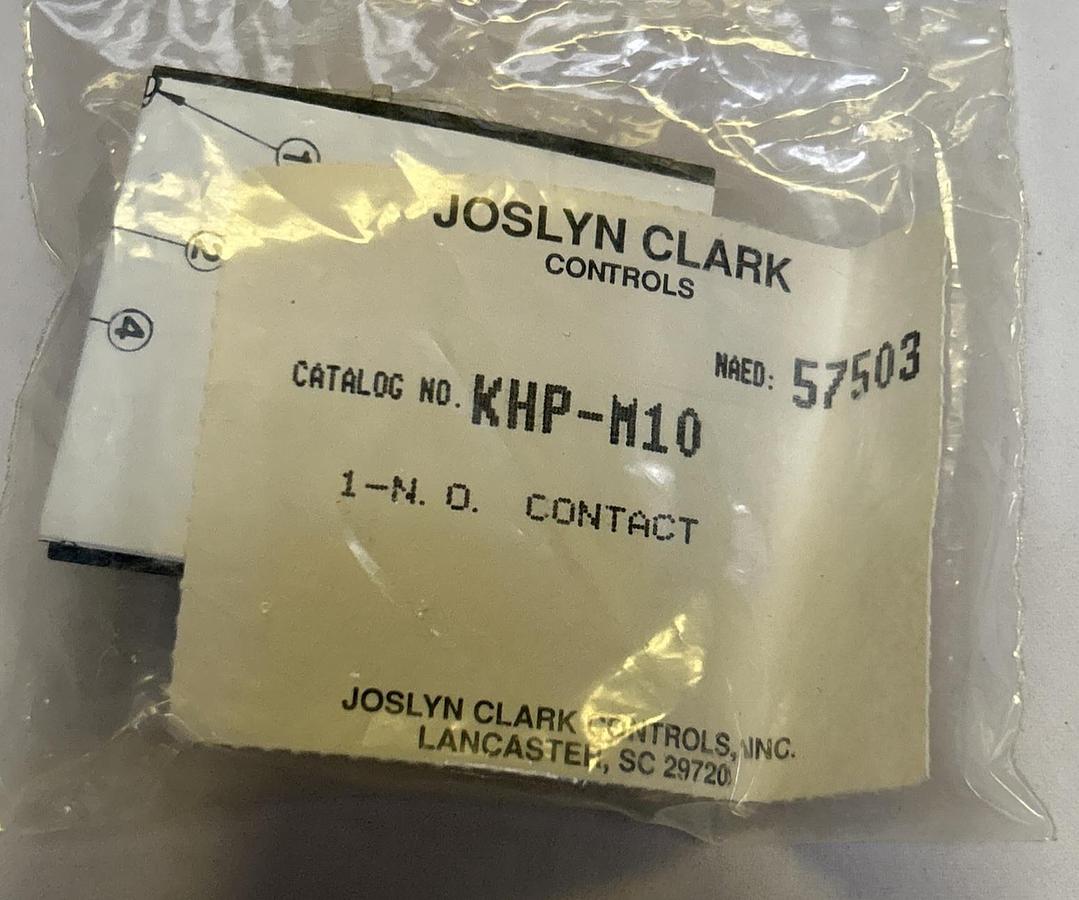 Used JOSLYN CLARK,KHP-M10,AUXILLARY CONTACT NEW