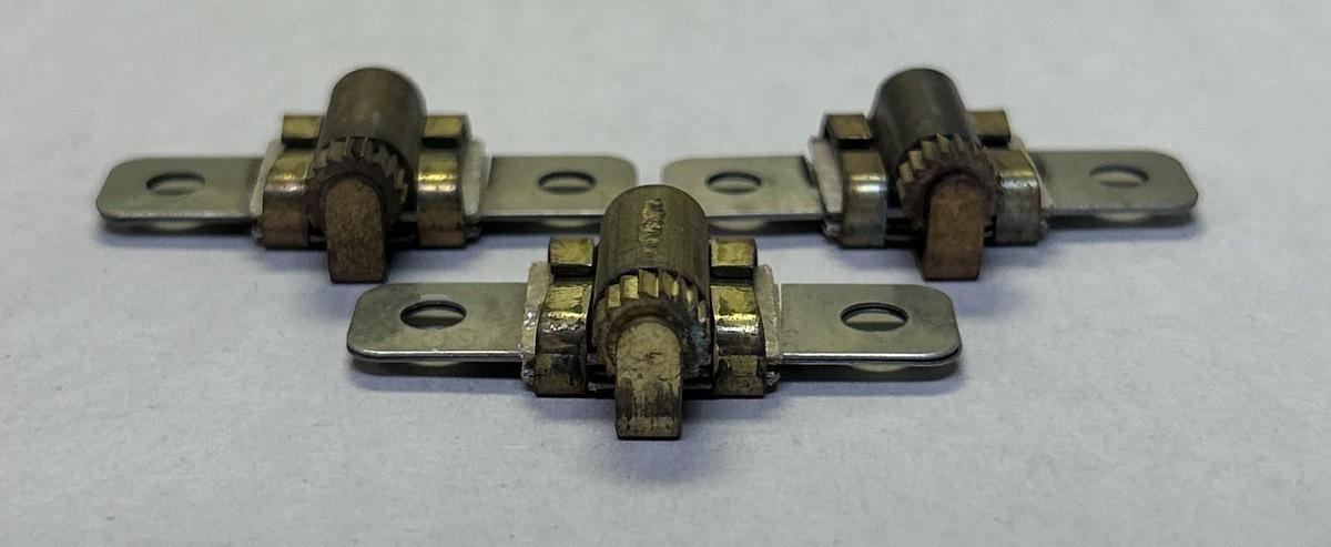 Used SQUARE D,B9.10,THERMAL OVERLOAD HEATER ELEMENT LOT OF 3