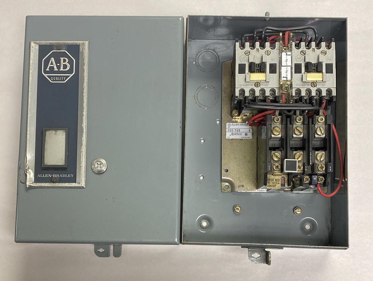 Allen-Bradley,509-BAD,Magnetic Motor Controller Size 1 Starter 505-T0D NOS