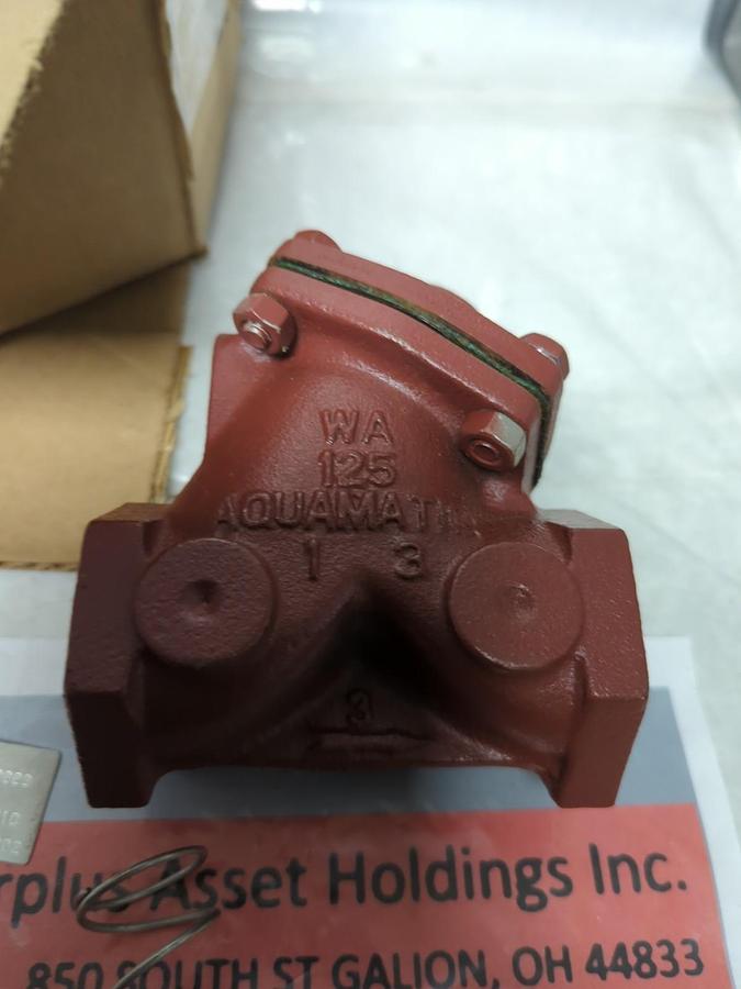 Used AQUAMATIC,V42C-0001-2000,CAST DIAPHRAGM VALVE 1 INCH MISSING PARTS PRE-OWNED