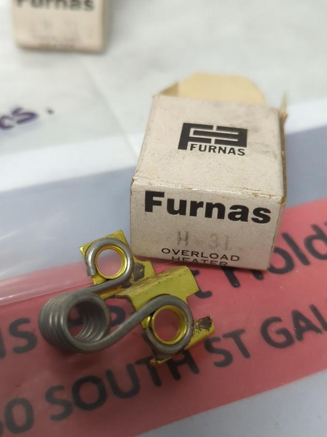 FURNAS,H31,OVERLOAD HEATER ELEMENT LOT OF 6 NOS