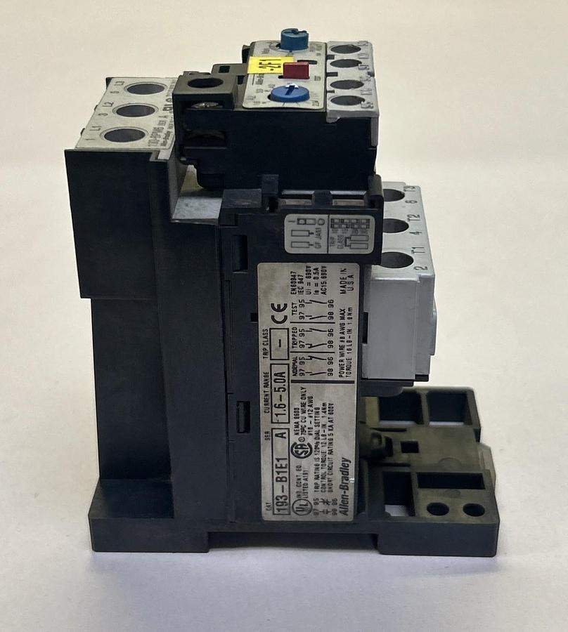 Used ALLEN BRADLEY,193-B1E1,OVERLOAD RELAY