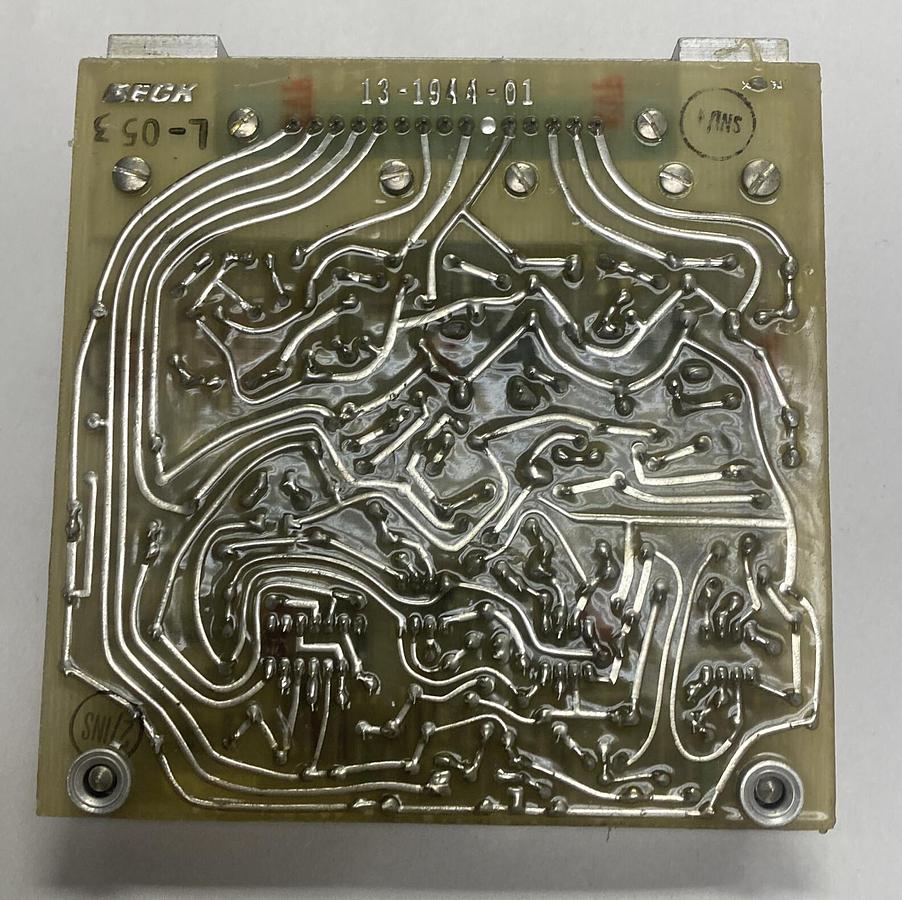 Used Beck,13-1944-01,Control Board