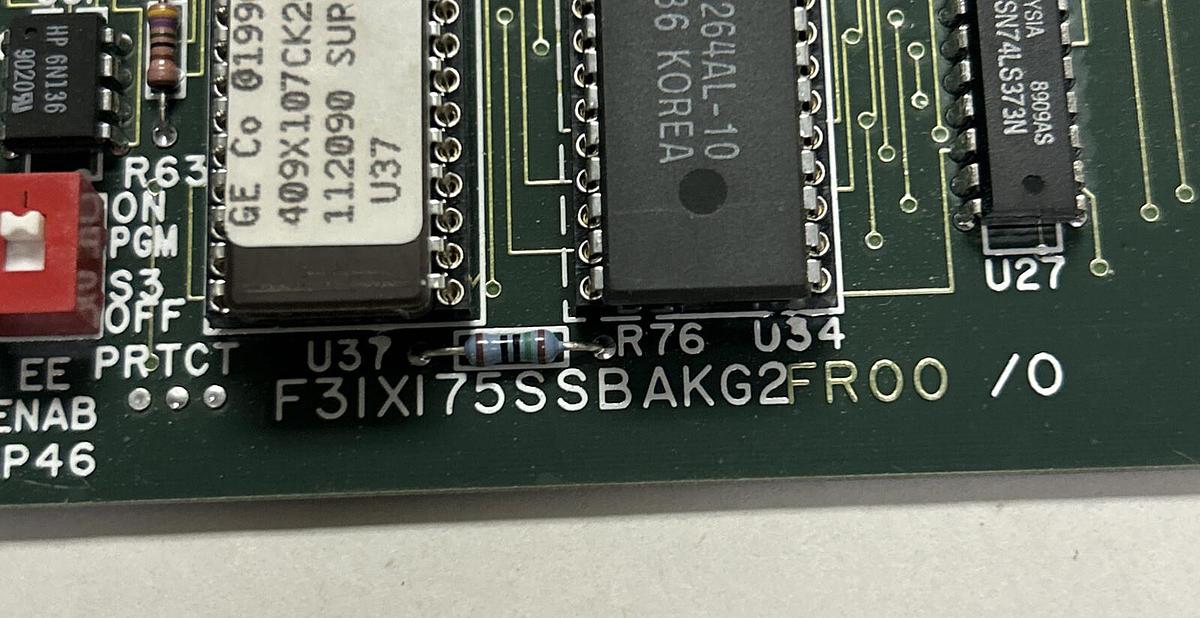 Used GENERAL ELECTRIC,531X175SSBANM2/F31X175SSBAKG2FR00/0,INTERFACE CARD