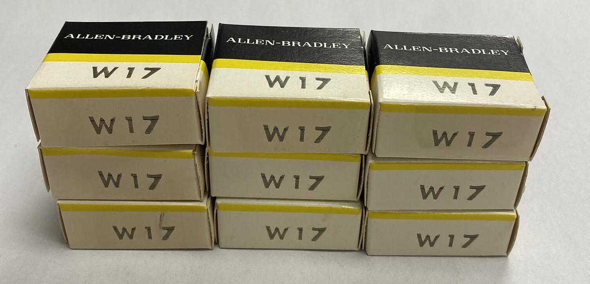 Allen-Bradley,W17,Heater Lot Of 9 New