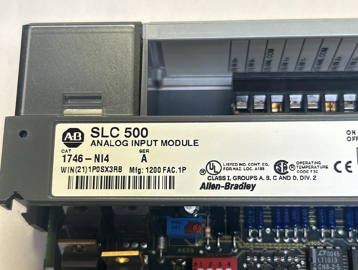 Used ALLEN BRADLEY,1746-NI4,ANALOG INPUT MODULE