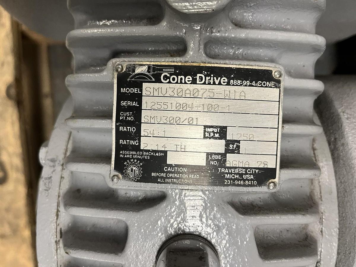 Used STERLING,WBFO,SPEED-TROL VARIABLE SPEED REDUCER CONE GEAR DRIVE SMV30A075-W1A