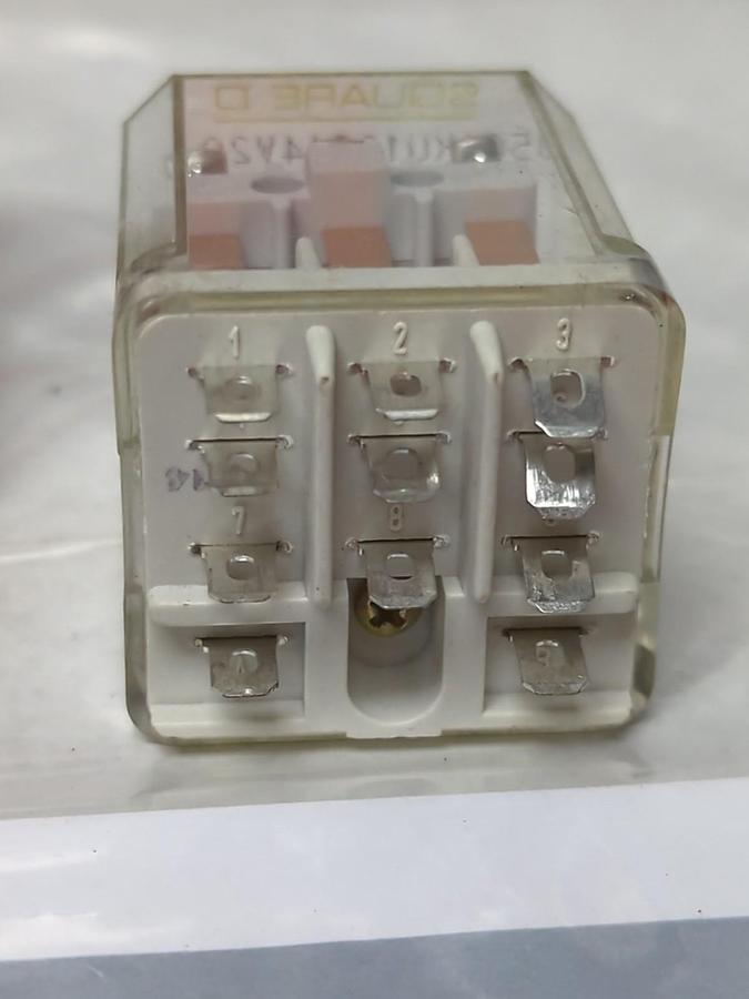 SQUARE D,8501-KU13P14V20,GENERAL PURPOSE RELAY SER C 120V 50/60HZ 10A NOS