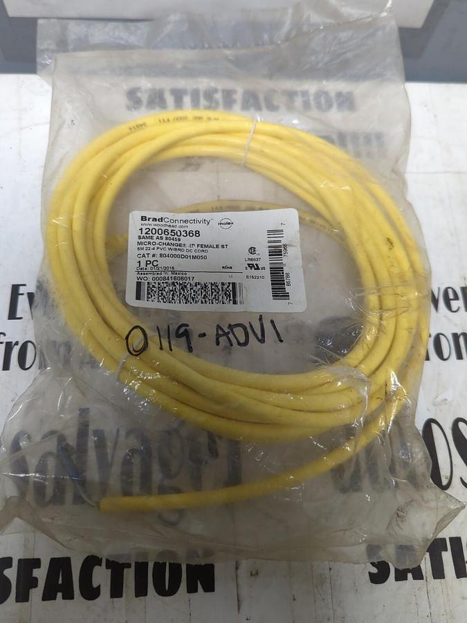 BRAD CONNECTIVITY,1200650368,MICR0-CHANGE CORDSET 4P FEMALE ST NOS