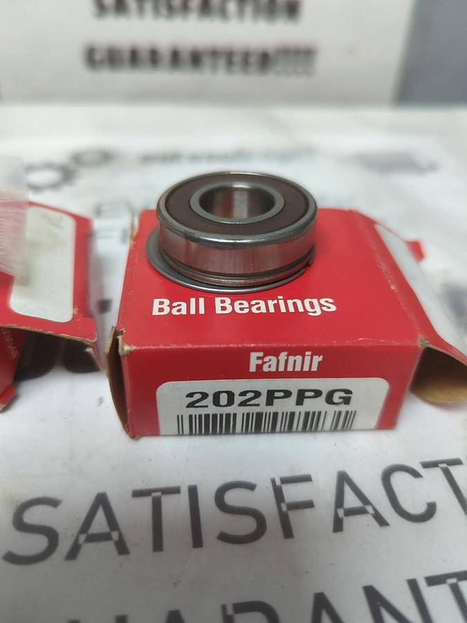 FAFNIR,202PPG,ROLLER BEARING WITH SNAP RING LOT OF 2 NOS