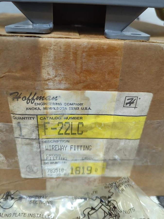 HOFFMANN,F-22LC,CROSS FITTING WIREWAY NOS