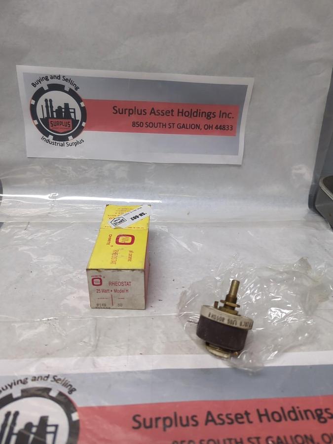 OHMITE,RHS50R,POTENTIOMETER RHEOSTAT 50 WATT MODEL H NOS