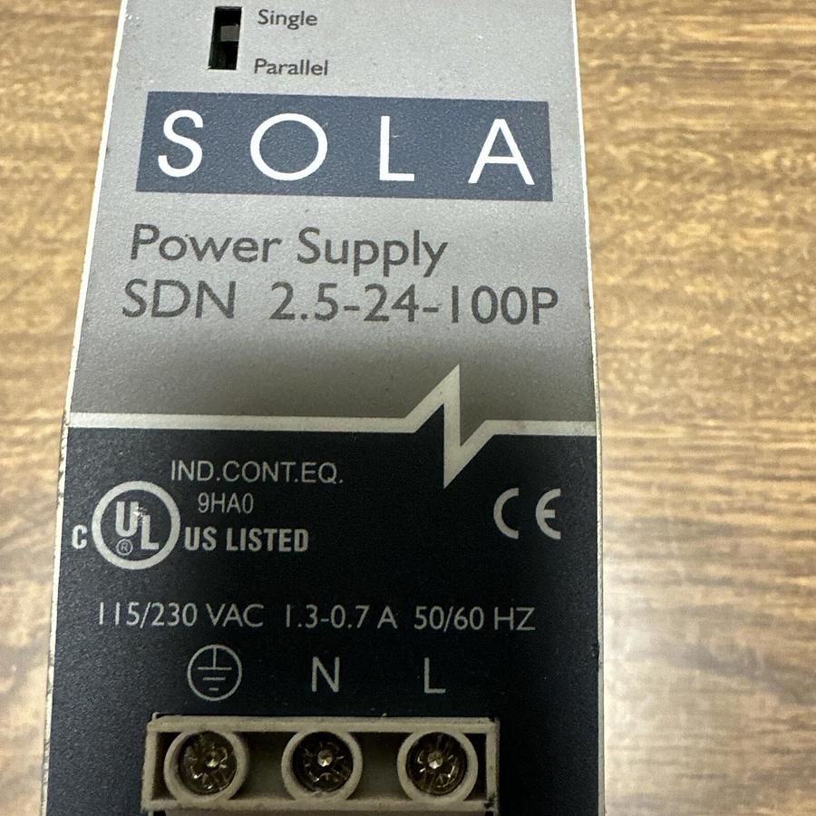 Used Sola,SDN 2.5-24-100P,Power Supply