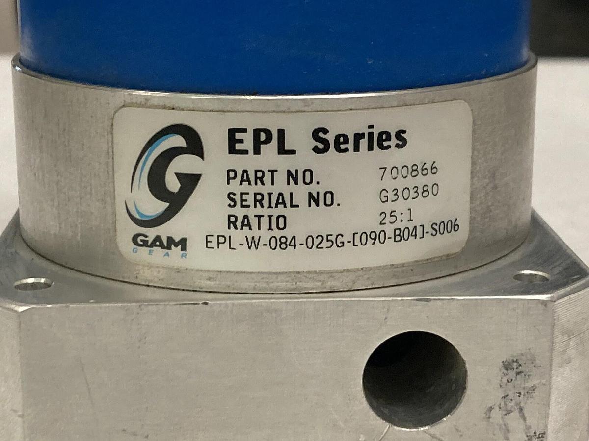 GAM,700866 EPL-W-084-025G-090-B04-S006, Inline Planetary Gearbox 25:1 Ratio