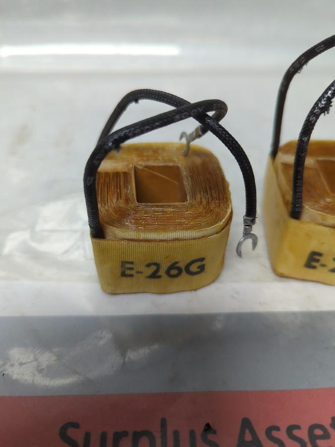 Used UNBRANDED,E-26G,COIL LOT OF 2 PRE-OWNED