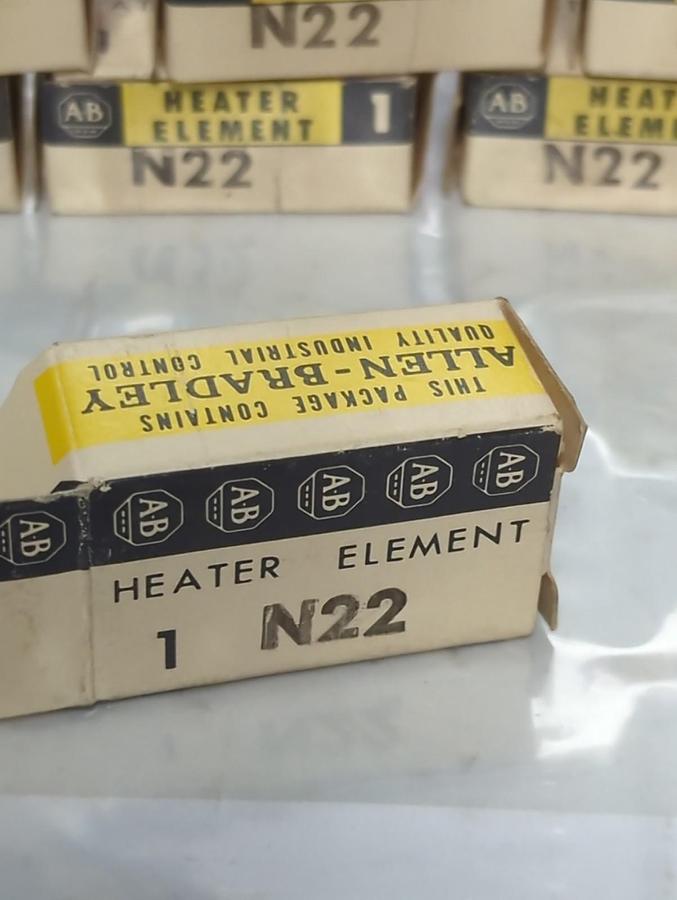 ALLEN BRADLEY,N22,THERMAL OVERLOAD HEATER ELEMENT LOT OF 12 NOS