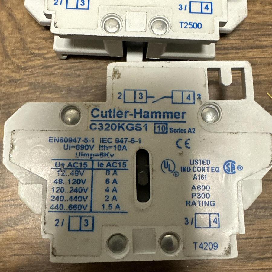 Used Cutler Hammer,C320KGS1,LOT of 3