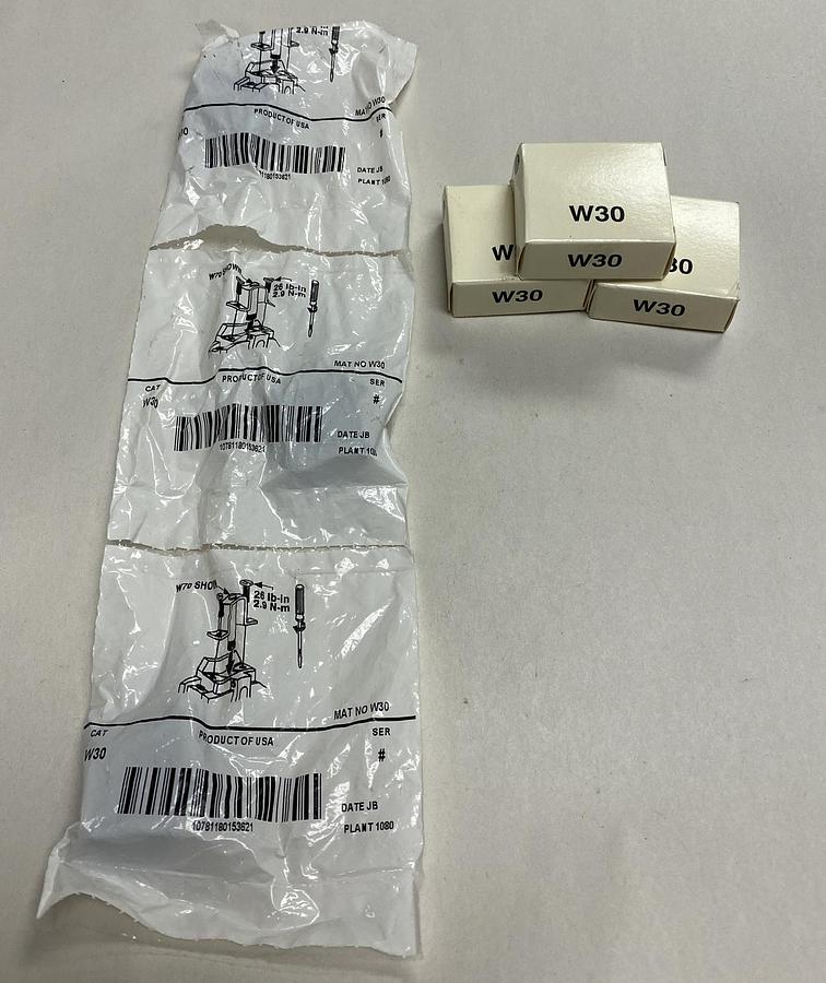 Allen-Bradley,W30,Heater Lot Of 6 New