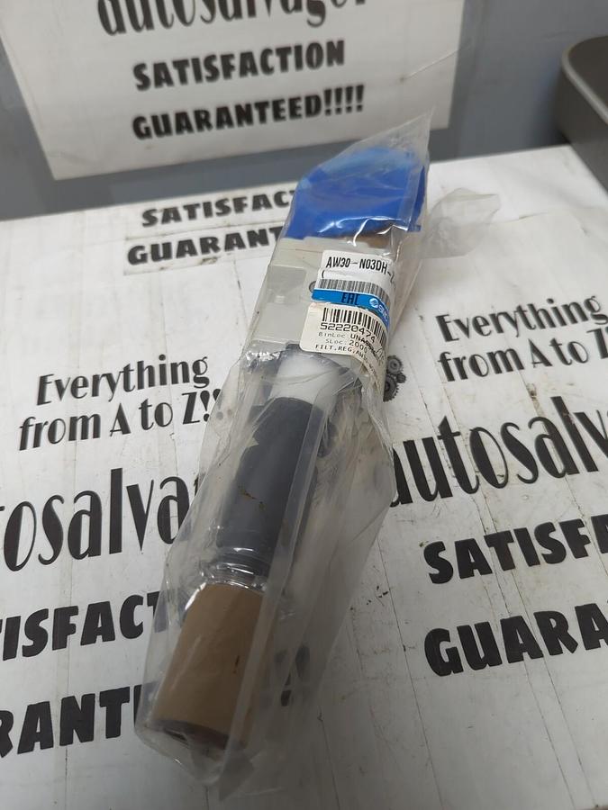 SMC,AW30-N03DH-Z-A,PNEUMATIC FILTER/REGULATOR 7-100 PSI 3/8  NPT NOS