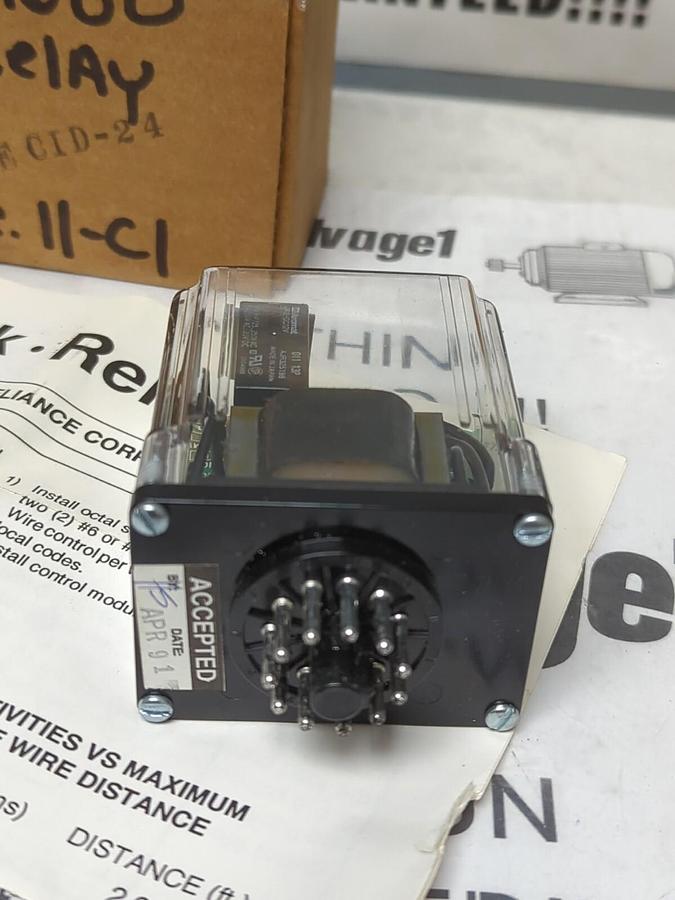 CLARK RELIANCE,ECID-24,RELAY 120 VAC NOS