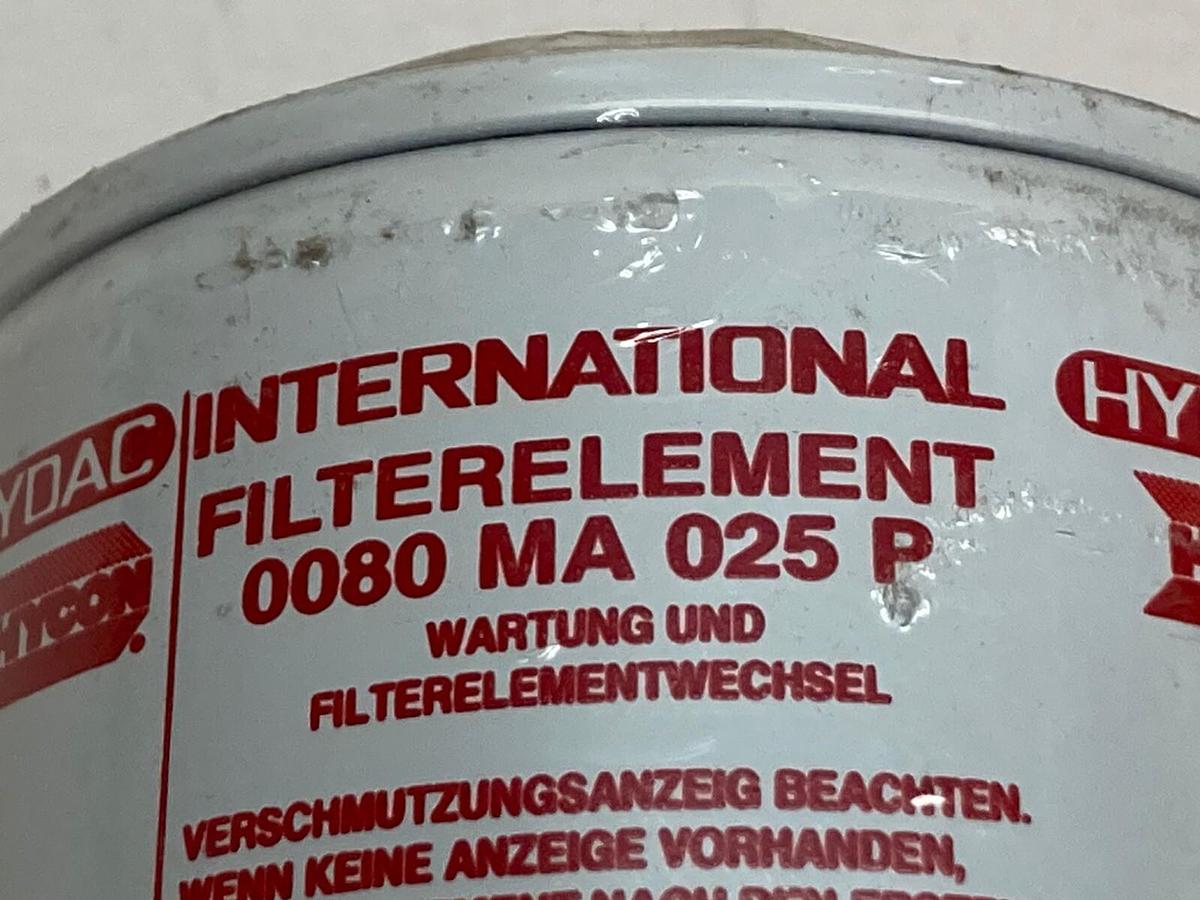 Hydac,0080MA025P,Hydraulic Filter