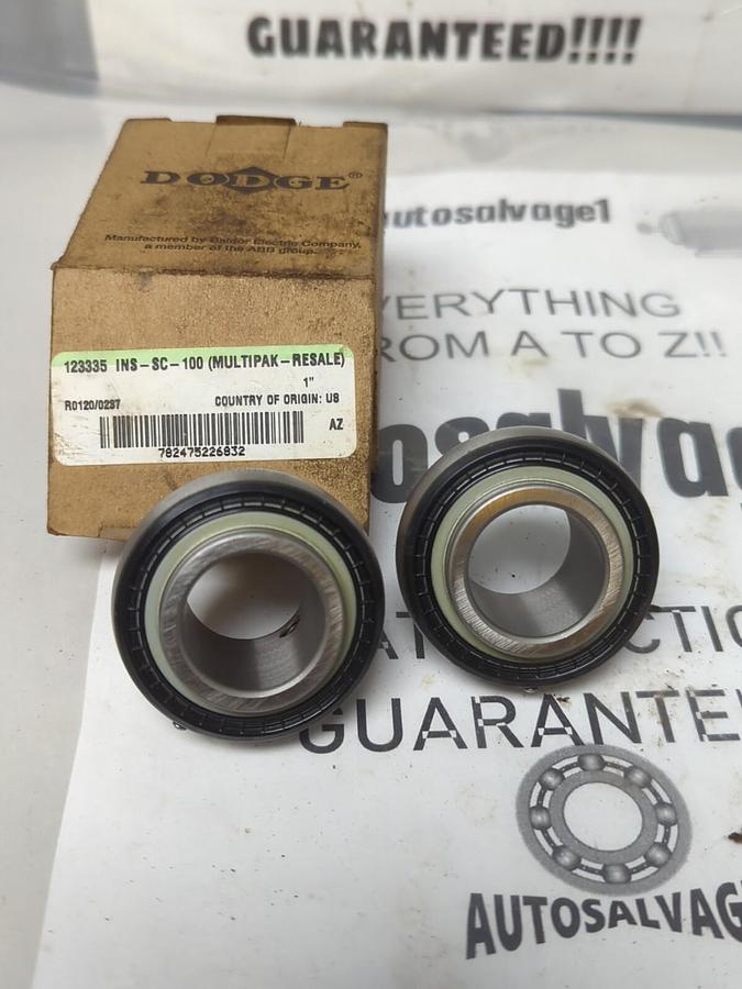 DODGE,123335,INSERT BEARING 1 INCH BORE BOX OF 2 NOS
