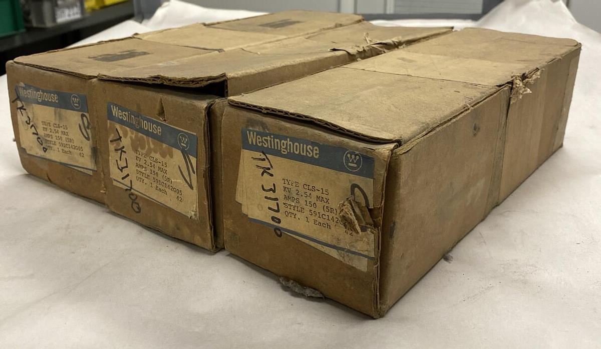 Westinghouse,CLS-15,Fuse 591C142G05 2.54KV Amps 150 Lot Of 3 New