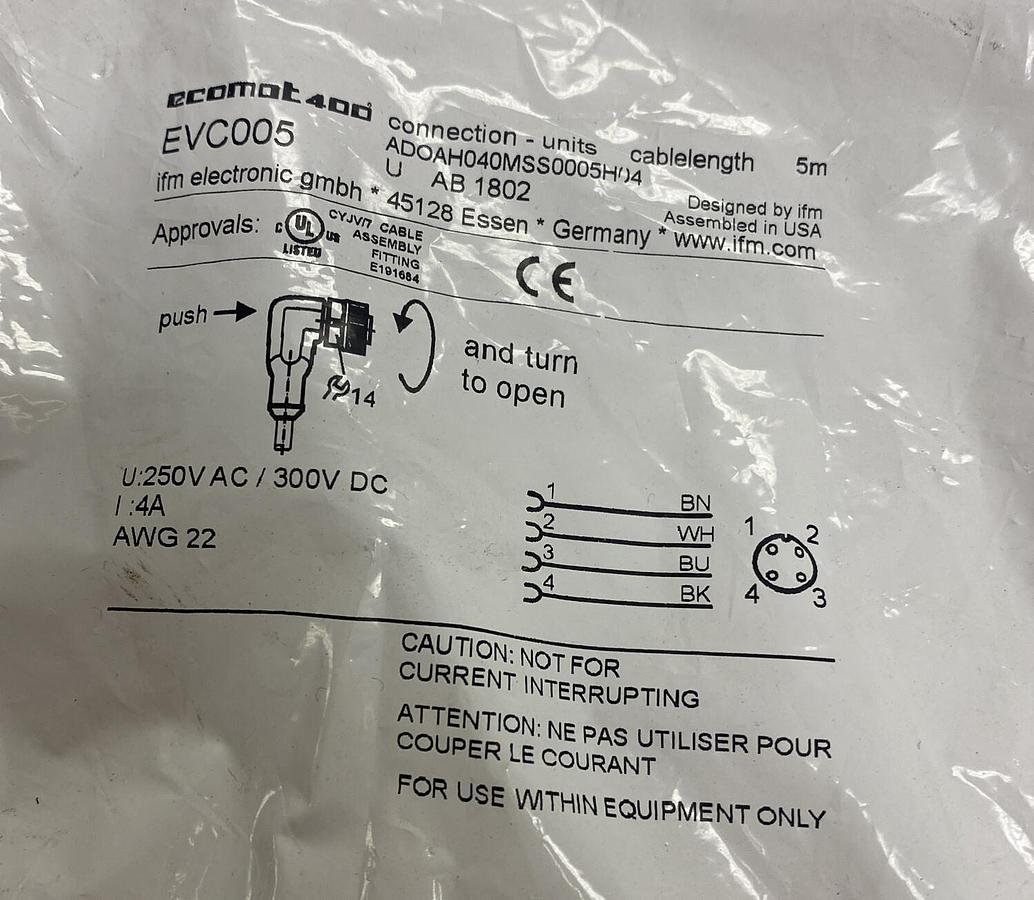 ECOMOT400,EVC005,Connections Unit NOS