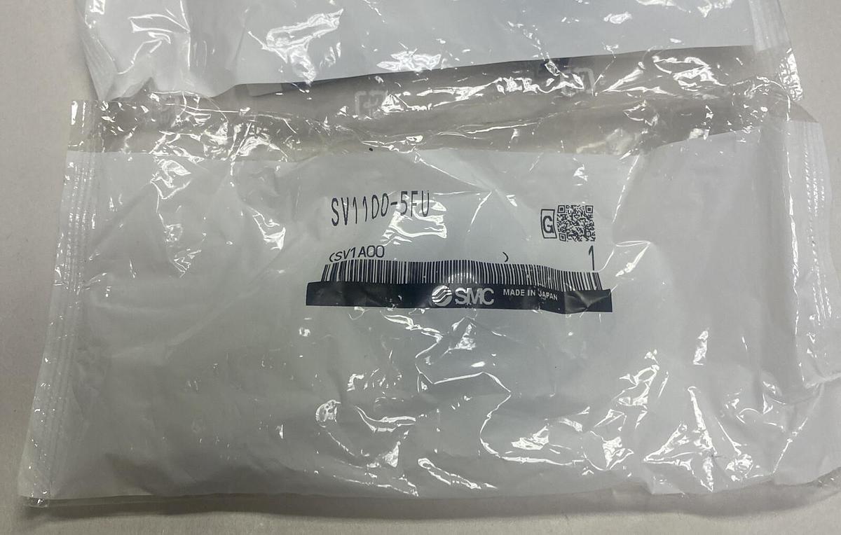 SMC,SV1100-5FU 5,PORT SOLENOID VALVE LOT OF 2 NEW