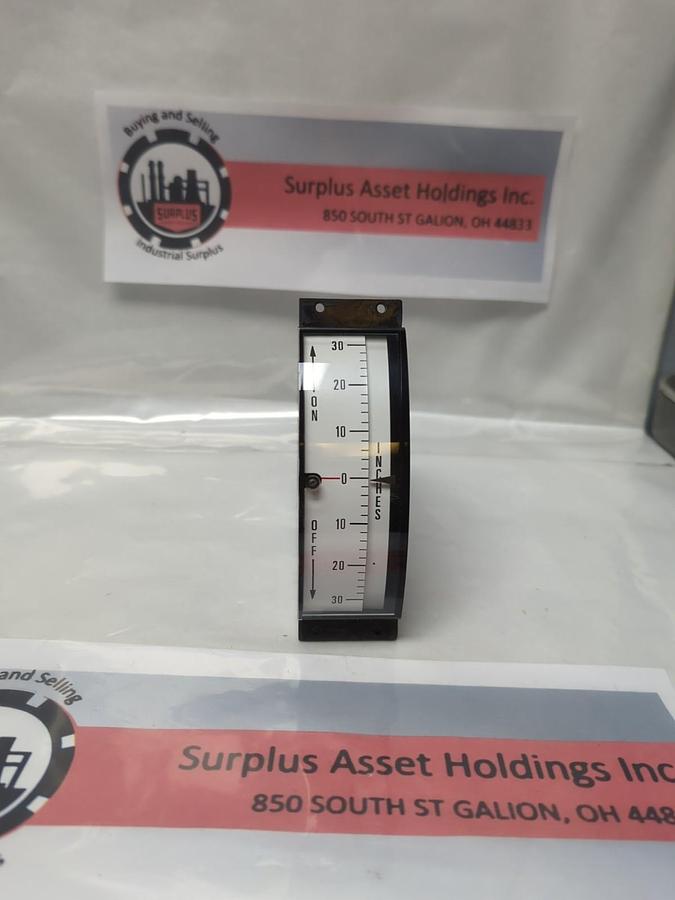 Used TRIPLETT,30-0-30,INCHES METER ON-OFF PRE-OWNED