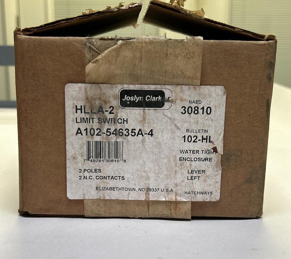 JOSLYN CLARK,A102-54635A-4,HLLA-2 LIMIT SWITCH NOS