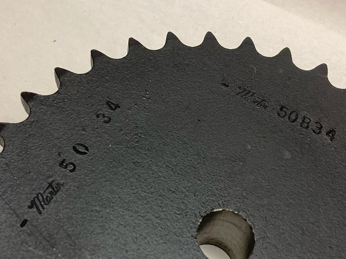 Used Martin,50B34,Roller Chain Sprocket 1-1/2 Inch