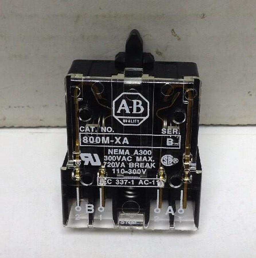 Allen-Bradley,800M-XA,Series B Contact Block