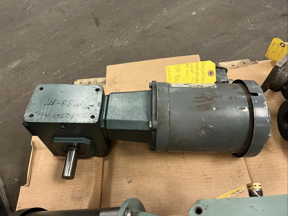Used GROVE GEAR,BM224-2,GEAR SPEED REDUCER 30:1 1HP 1745RPM 1-1/8" SHAFT