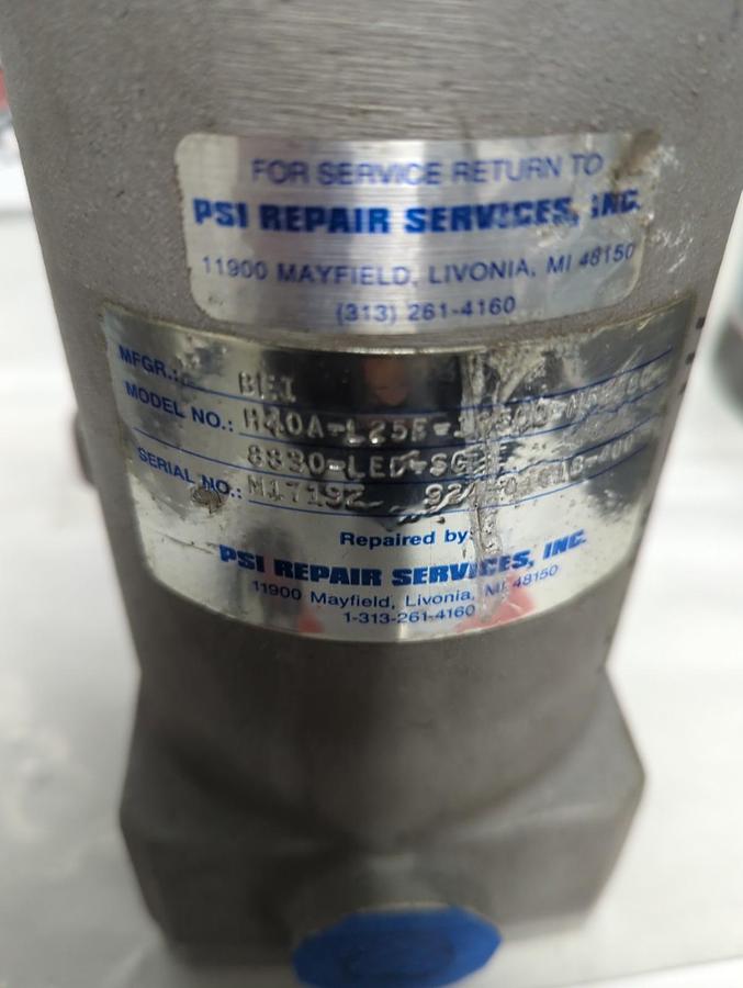 Used BEI INDUSTRIAL,H40A-L25F-10500-M5-AB0-8830-LBD-SC,ENCODER PRE-OWNED