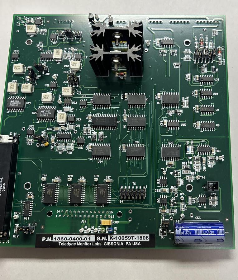 TELEDYNE MONITOR LABS,1860-0400-01,OPTICAL AMPLIFIER PC BOARD NOS