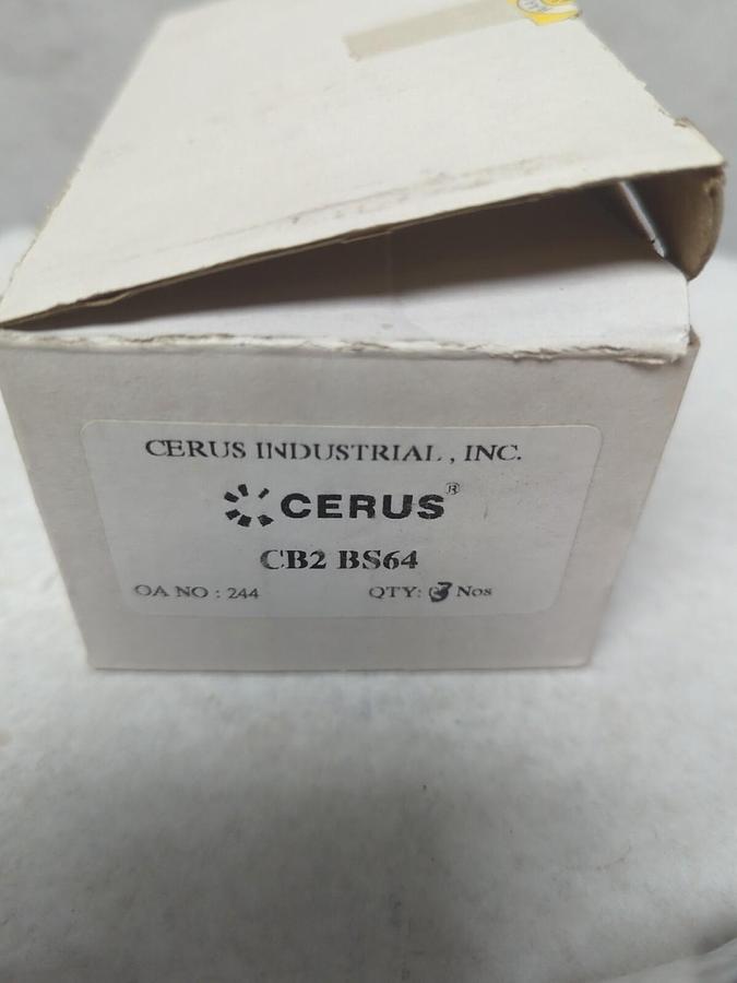 CERUS IND.,CB2BS64,PUSH/TURN BUTTON RED LOT OF 3 NOS