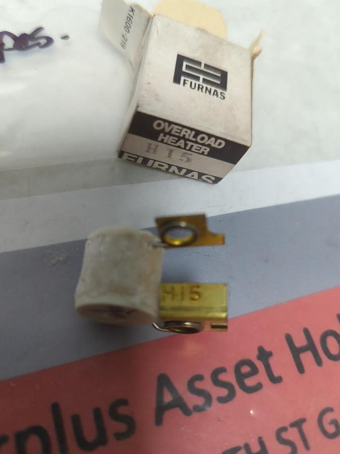 FURNAS,H15,OVERLOAD HEATER ELEMENT LOT OF 2 NOS