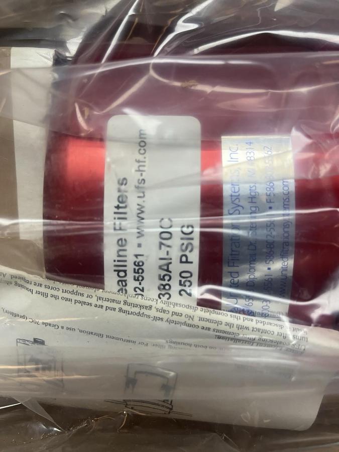 HEADLINE FILTERS,385AI-70C,ALUMINIUM NATURAL GAS FILTER 1-3/4" 250PSIG