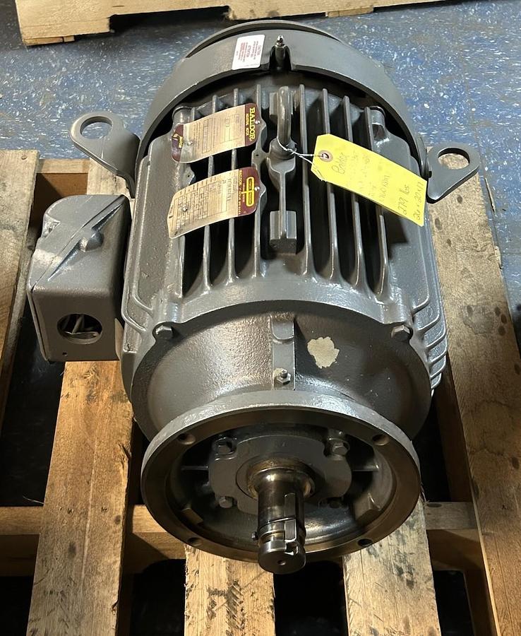 Used BALDOR,VLCP2334T,MOTOR 20HP 230/460V 1760RPM 3PH 256LP FRAME
