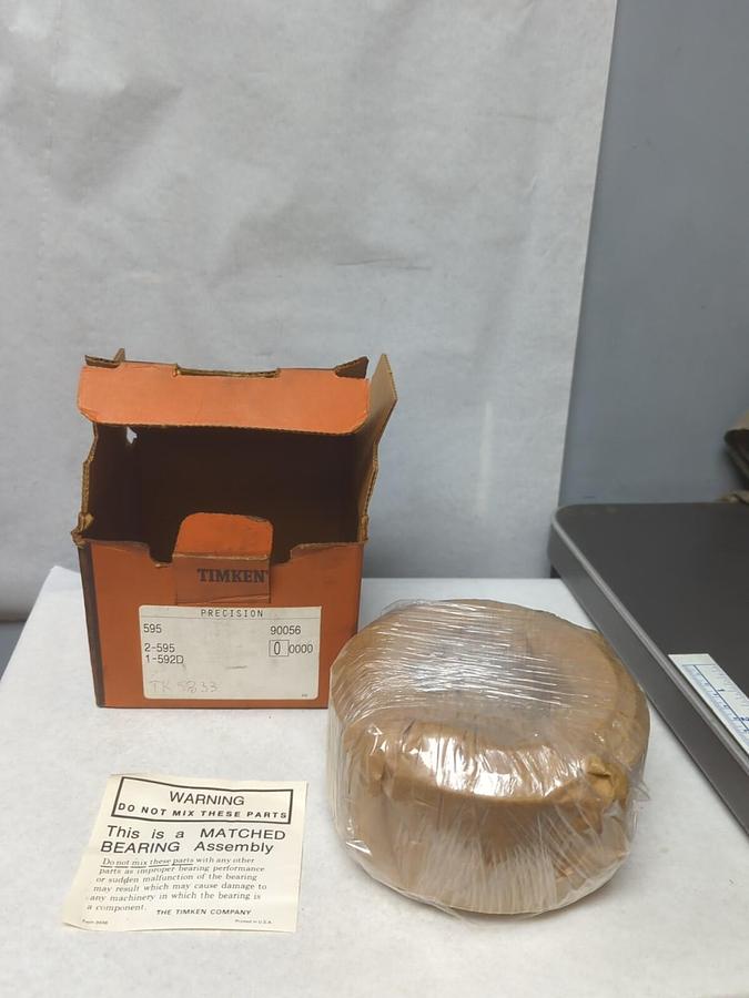 TIMKEN,595 90056,PRECISION DOUBLE ROLLER BEARING ASSEMBLY NOS