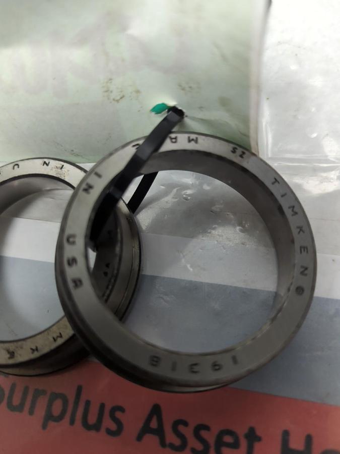 Used TIMKEN,1931B,ROLLER BEARING FLANGED CUP LOT OF 2 PRE-OWNED