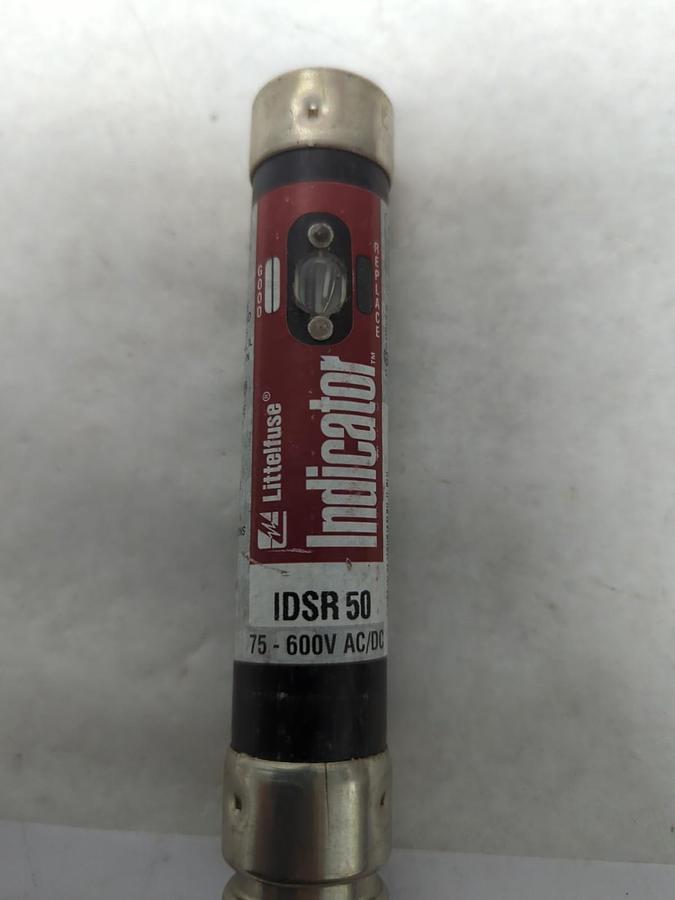Used LITTELFUSE,IDSR50,INDICATOR 50 AMP FUSE PRE-OWNED